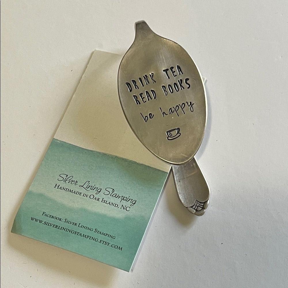Handmade Spoon Bookmark with Engraving NWT | Great Gift